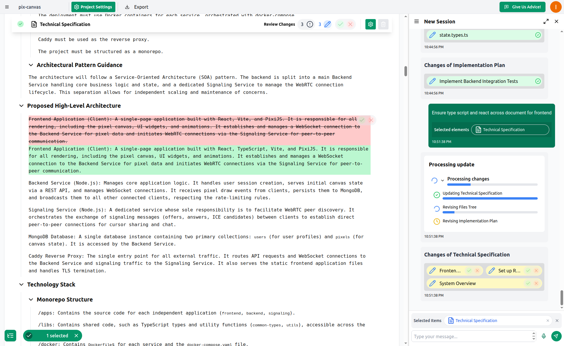 Capture
Requirements